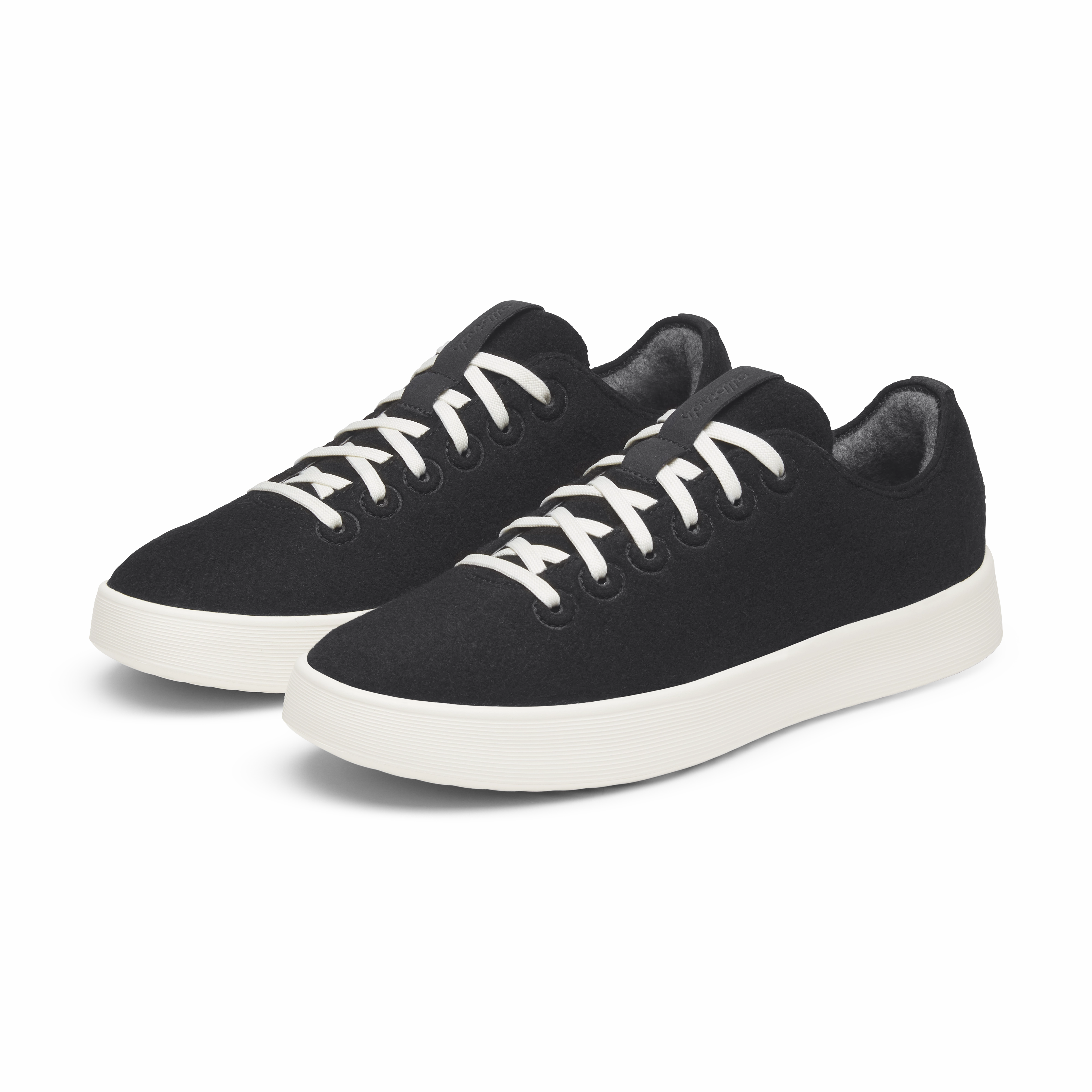 Men's Wool Cruiser - Natural Black (Natural White Sole) Elastic Gore Base Comfort