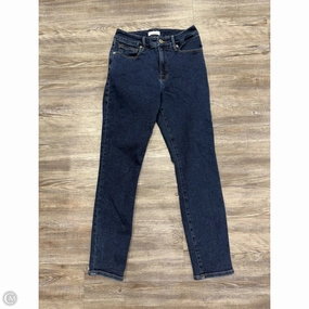Elegant Minimalist Outdoor Adventure Jeans Designer By Good American In Blue Denim, Size: 2