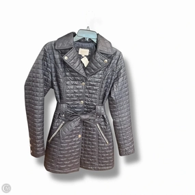 DoubleLayeredHem Coat Puffer & Quilted By Laundry In Navy, Size: M