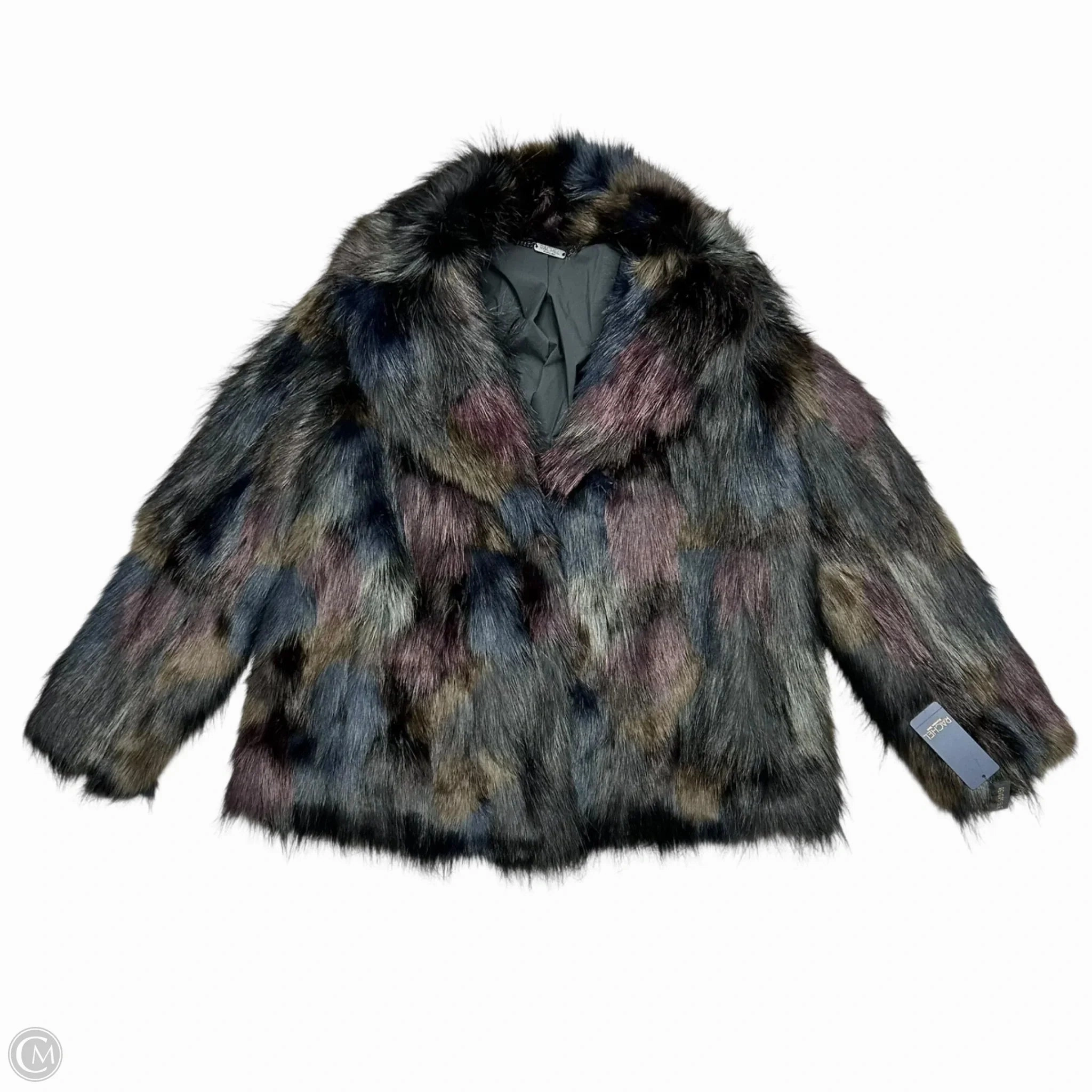 Coat Faux Fur & Sherpa By Rachel Roy In Black, Size: L Tear Resistant Weave Breathable City Style