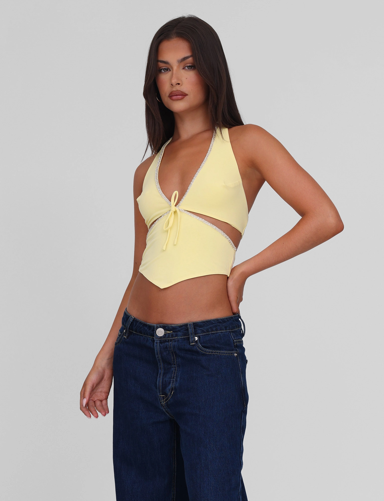 Life Soft LIZZIE TOP - LEMON
