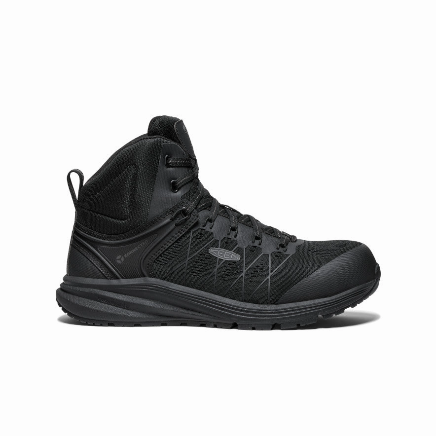 Men's Vista Energy Mid ESD (Carbon Toe)  |  Black/Black Comfortable Padding
