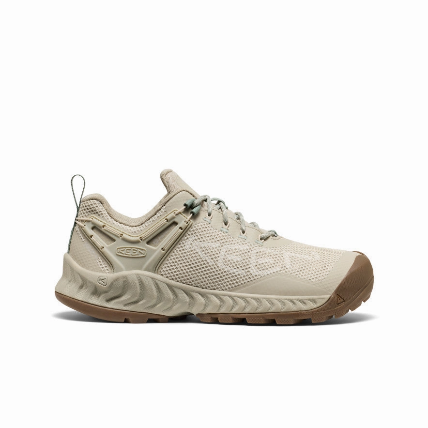 Tunnel Trek Soft Insole Women's NXIS EVO Waterproof Shoe  |  Abbey Stone/Iceberg Green