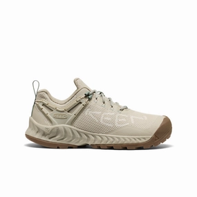 Tunnel Trek Soft Insole Women's NXIS EVO Waterproof Shoe  |  Abbey Stone/Iceberg Green