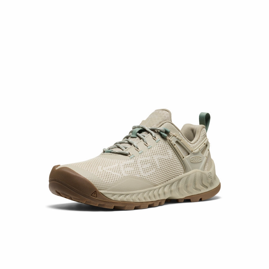 Silent Step Cold Climate Women's NXIS EVO Waterproof Shoe  |  Abbey Stone/Iceberg Green