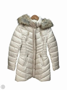 Seam Sealed Coat Parka By Laundry In Beige, Size: M
