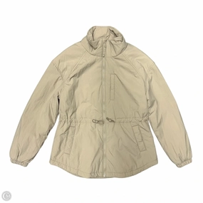 UV Resistant Finish Tagless Neckline Design Coat Puffer & Quilted By Old Navy In Tan, Size: S