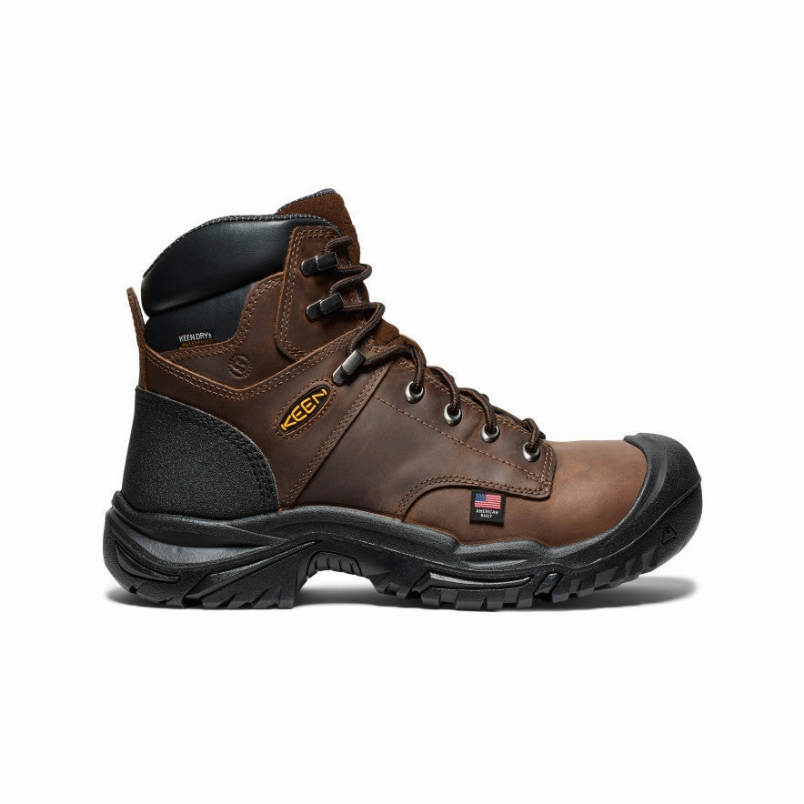 Men's Mt Vernon II 6" Waterproof Boot (Steel Toe)  |  Dark Earth/Black Cold Proof