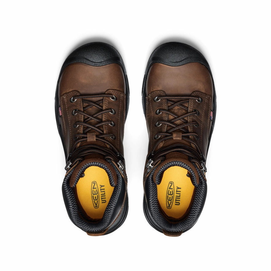 Men's Mt Vernon II 6" Waterproof Boot (Steel Toe)  |  Dark Earth/Black Thermal Core Adventure Seeker
