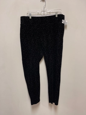 Mesh Panel Park Run Pants Leggings By Old Navy In Black, Size: 2x