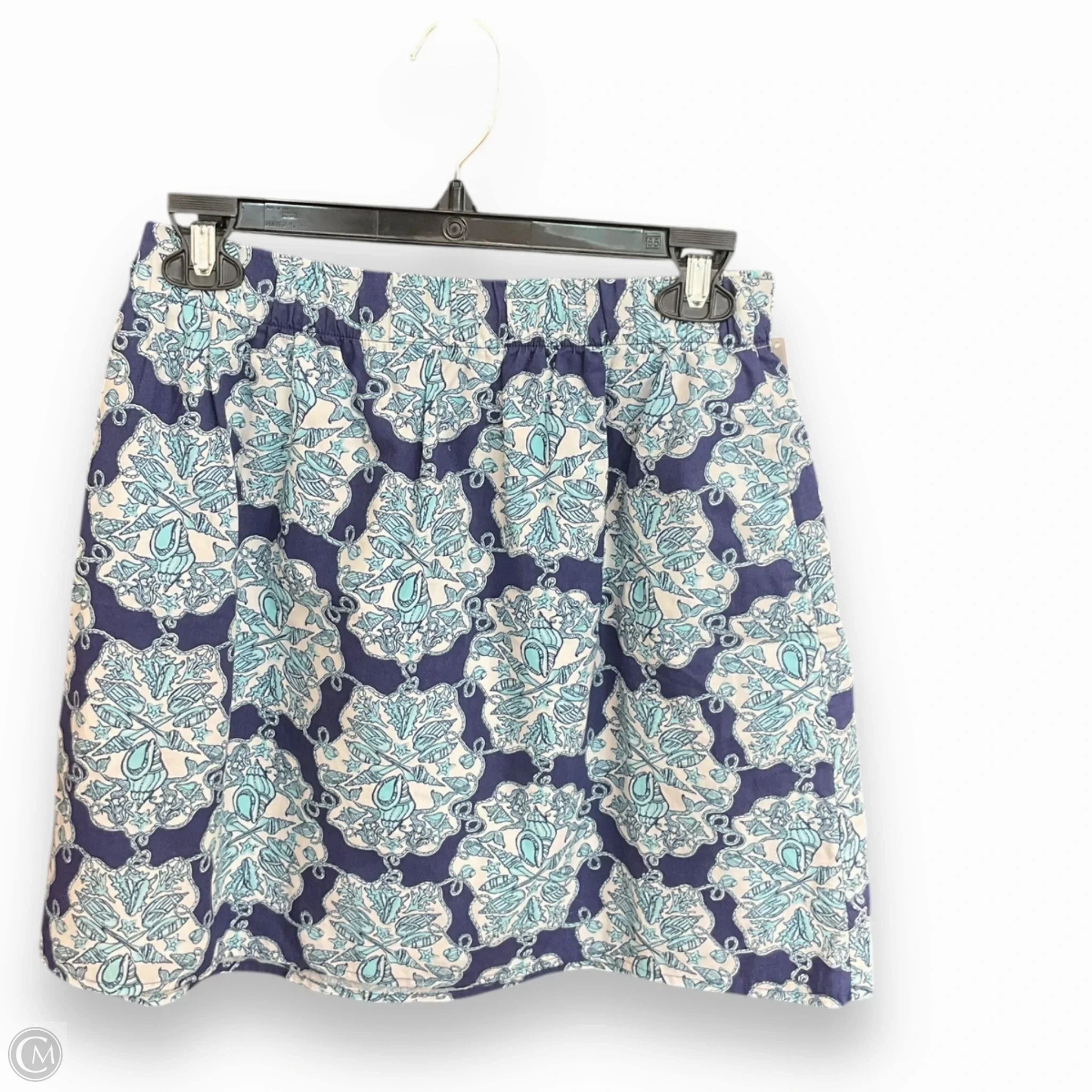 Skirt Designer By Lilly Pulitzer In Nautical Print, Size: S Seamless Finish