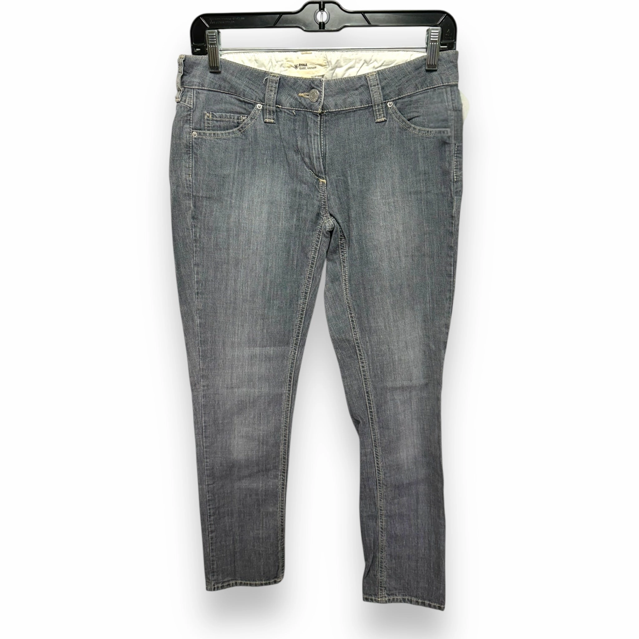 Jeans Designer By Isabel Marant In Grey, Size: 4 Subtle Texture