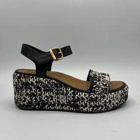 Fit Flop Platfforms Two-Toned Woven wedge sandals Durable Travel Footwear