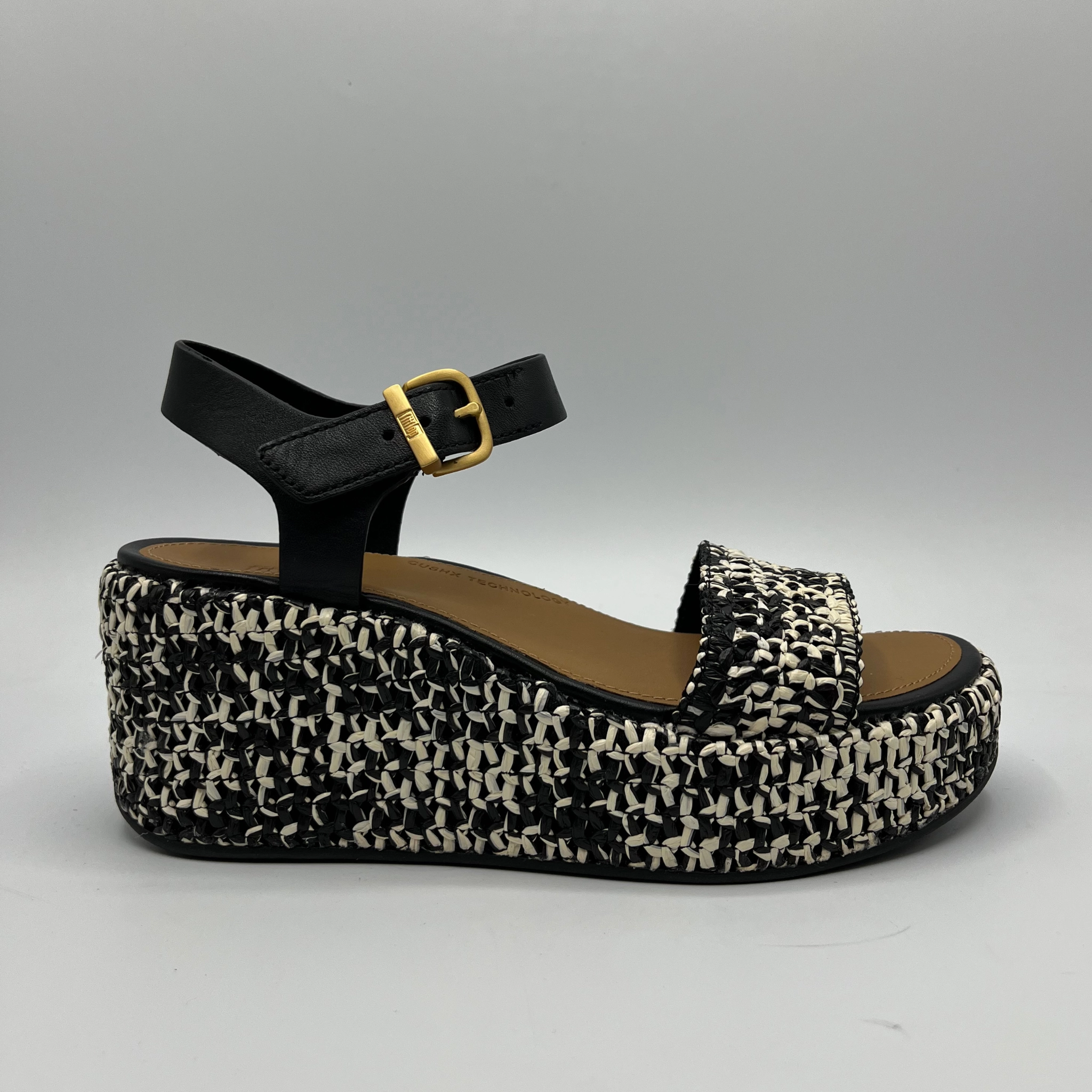 Fit Flop Platfforms Two-Toned Woven Street Style