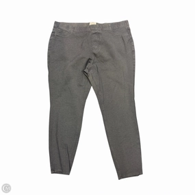 Pants Leggings By St Johns Bay In Grey, Size: 14 Perfect Design Body-Conscious Fit