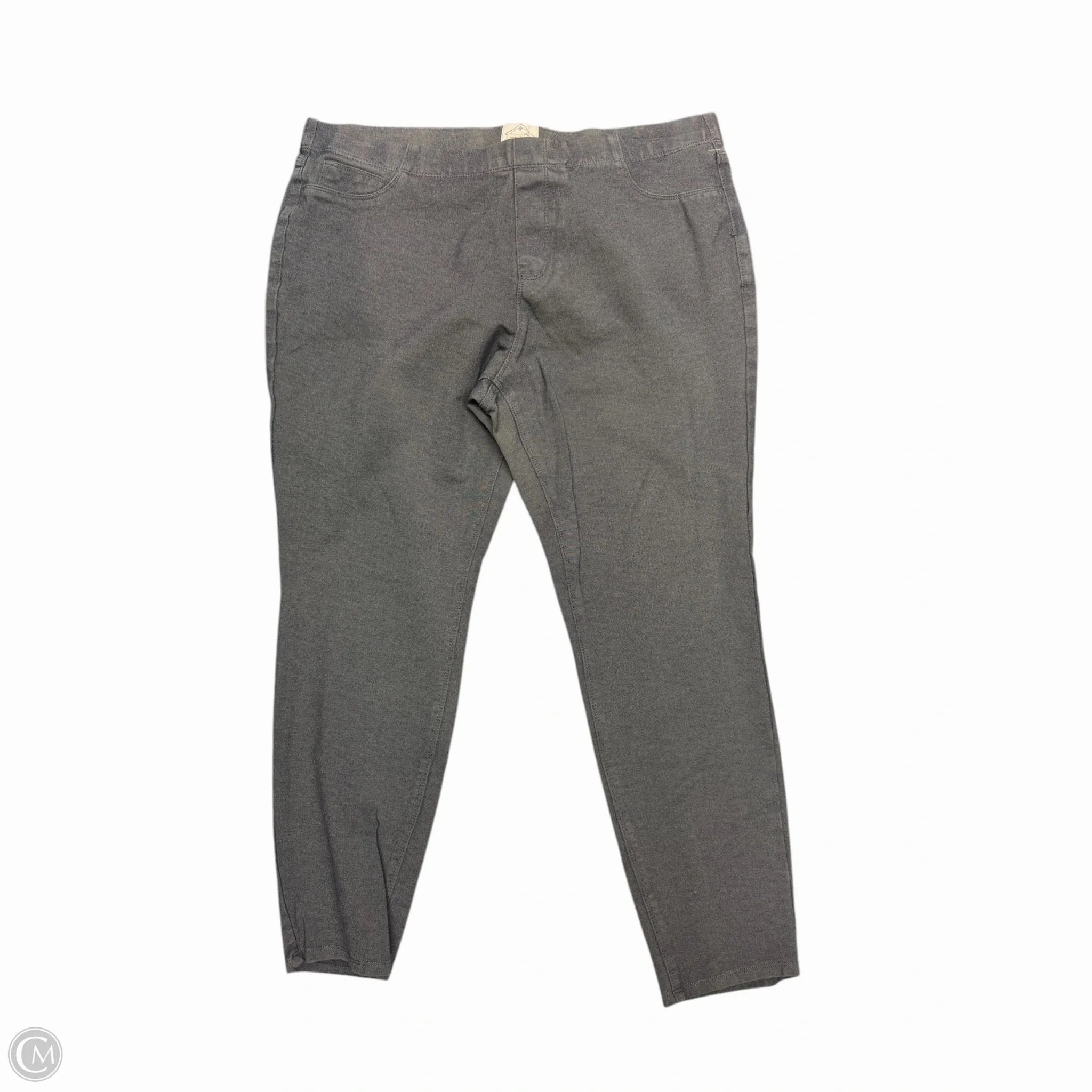 Pants Leggings By St Johns Bay In Grey, Size: 14 Perfect Design Body-Conscious Fit