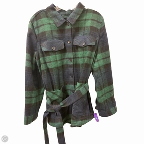 Coat Other By Talbots In Blue & Green, Size: Xl Rainy Day Option