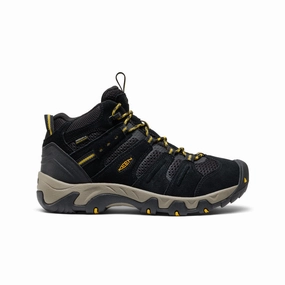 Padded Interior Backcountry Camper Men's Headout Waterproof Hiking Boot  |  Black/Lemon Curry