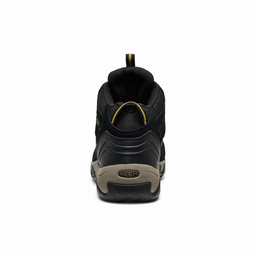 Men's Headout Waterproof Hiking Boot  |  Black/Lemon Curry Shock Absorbing Backcountry Camper