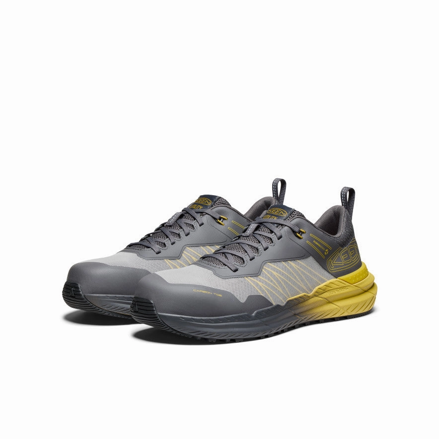 Men's Speedworks Work Sneaker (Carbon Toe)  |  Magnet/Black Abrasion Resistant Toe