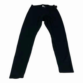 Comfort Fit Stretch Maternity Wear Mesh Panel Pants Leggings By Divided In Black, Size: M