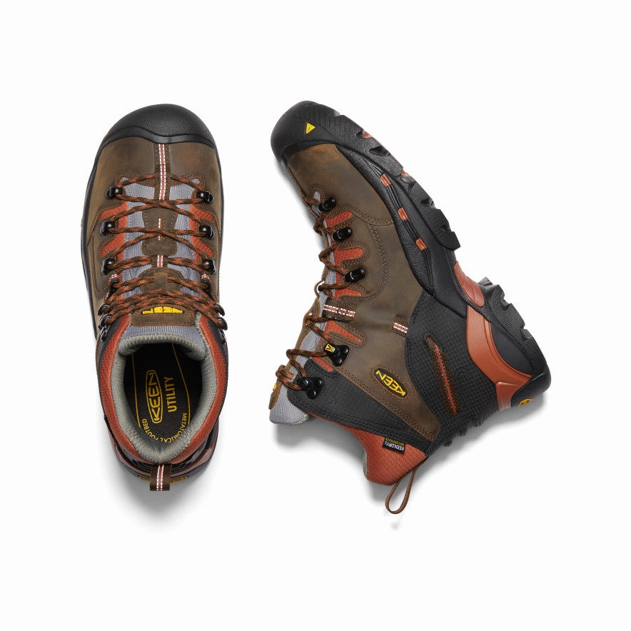 Men's Pittsburgh 6" Waterproof Boot (Soft Toe)  |  Cascade Brown/Bombay Brown Essential Piece