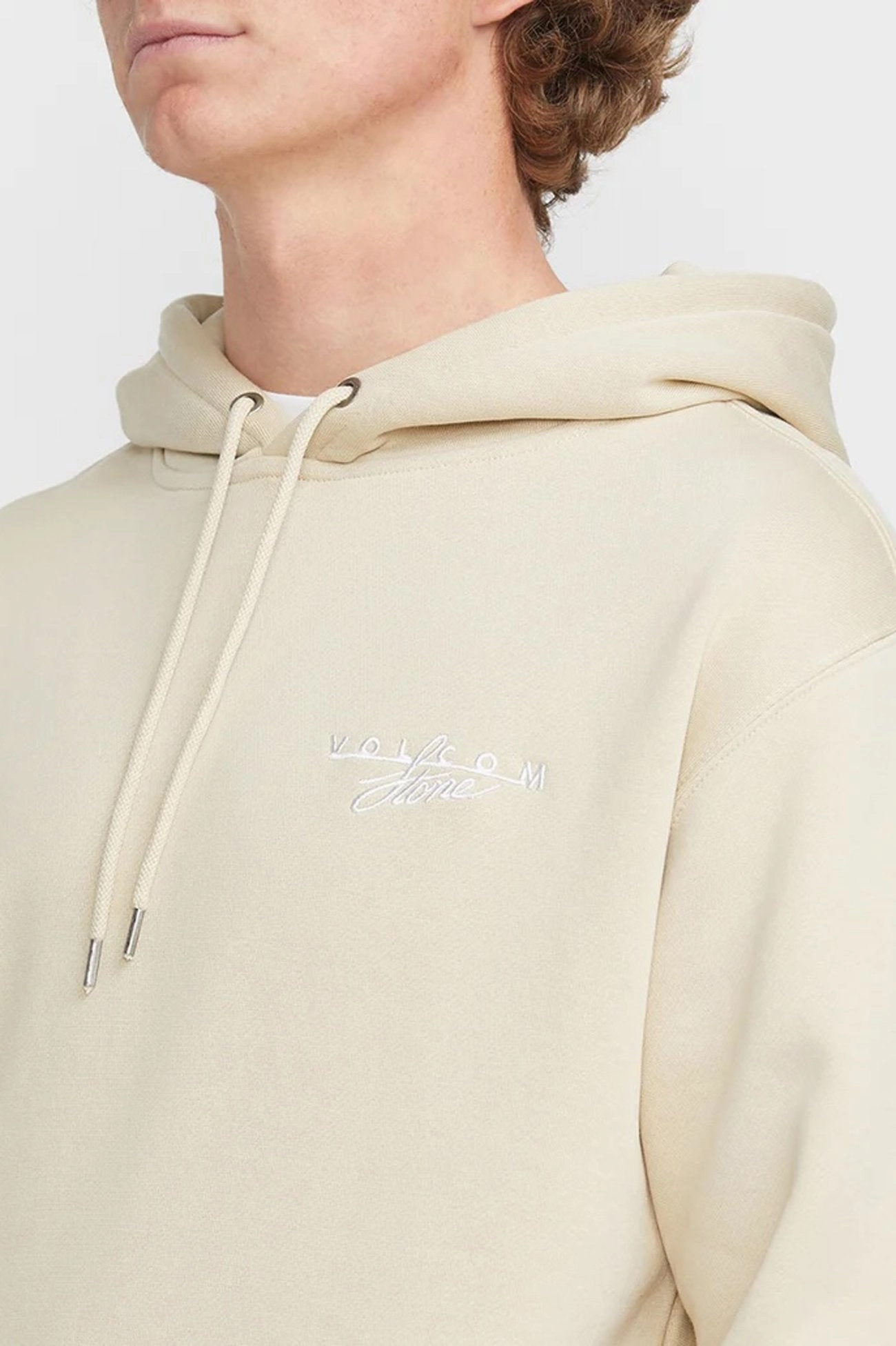 Calmstone Pullover Pale Khaki Quilted Interior Layer Simple Urban Layer