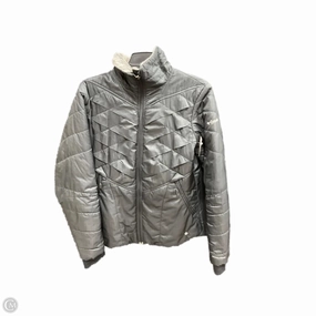 Plaid Design Coat Puffer & Quilted By Columbia In Black, Size: M