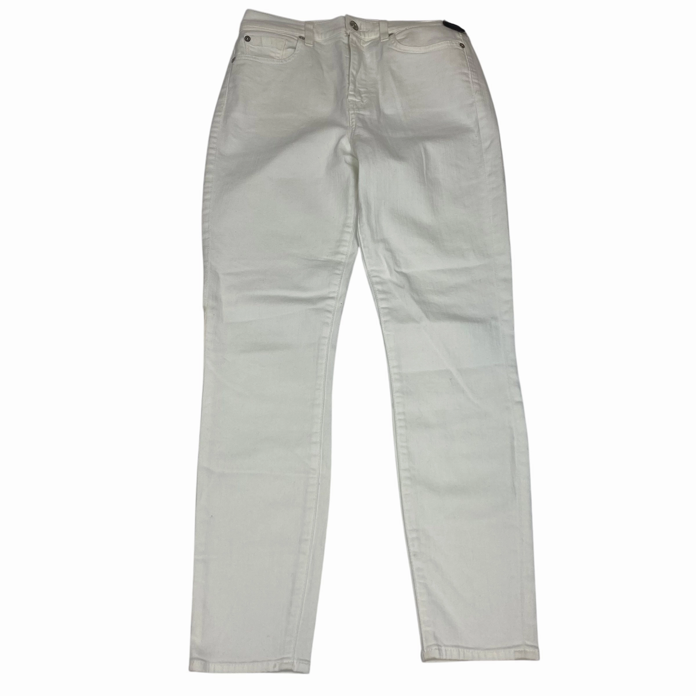 Teen Outfit Elegant Jeans Designer By 7 For All Mankind In White Denim, Size:6