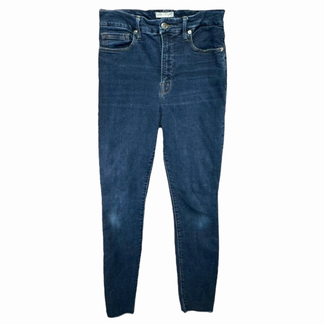 Balanced Style Style Upgrade Good Legs Skinny Cropped Jeans Designer By Good American In Blue, Size 6