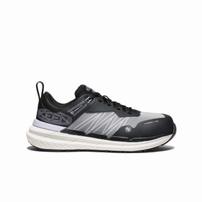Women's Speedworks Work Sneaker (Carbon Toe)  |  Thistle/Black Moist Dry Flexible Sole