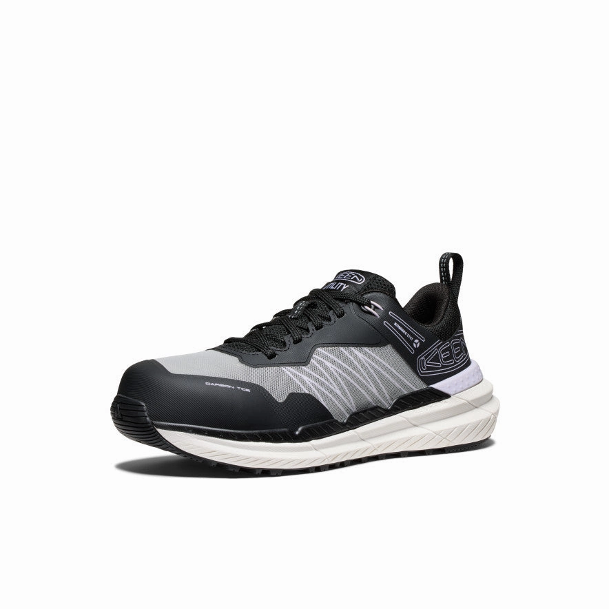 Women's Speedworks Work Sneaker (Carbon Toe)  |  Thistle/Black Cushioned Insole