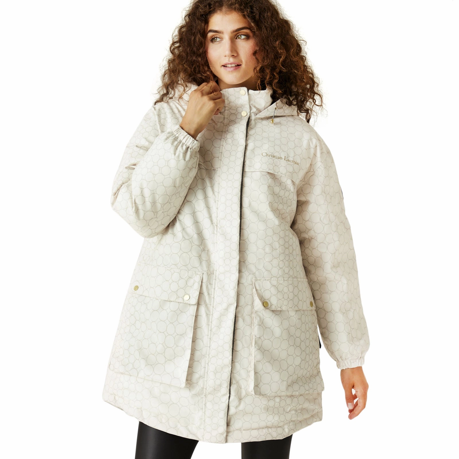 Button Closure Regatta x Christian Lacroix Womens Cailar Waterproof Jacket