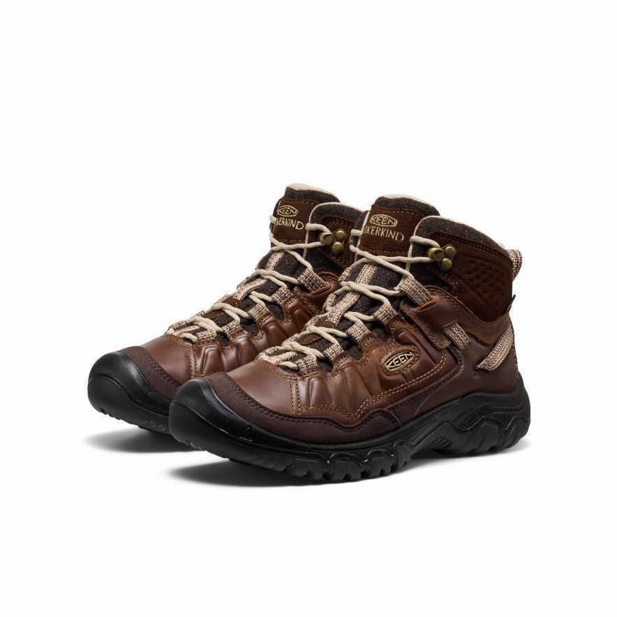 Strong Laces Dance Floor Women's Targhee IV Waterproof Hiking Boot x Hikerkind  |  Dark Earth/Dark Earth