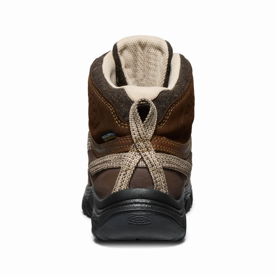 Women's Targhee IV Waterproof Hiking Boot x Hikerkind  |  Dark Earth/Dark Earth Protective Gear Heat-resistant