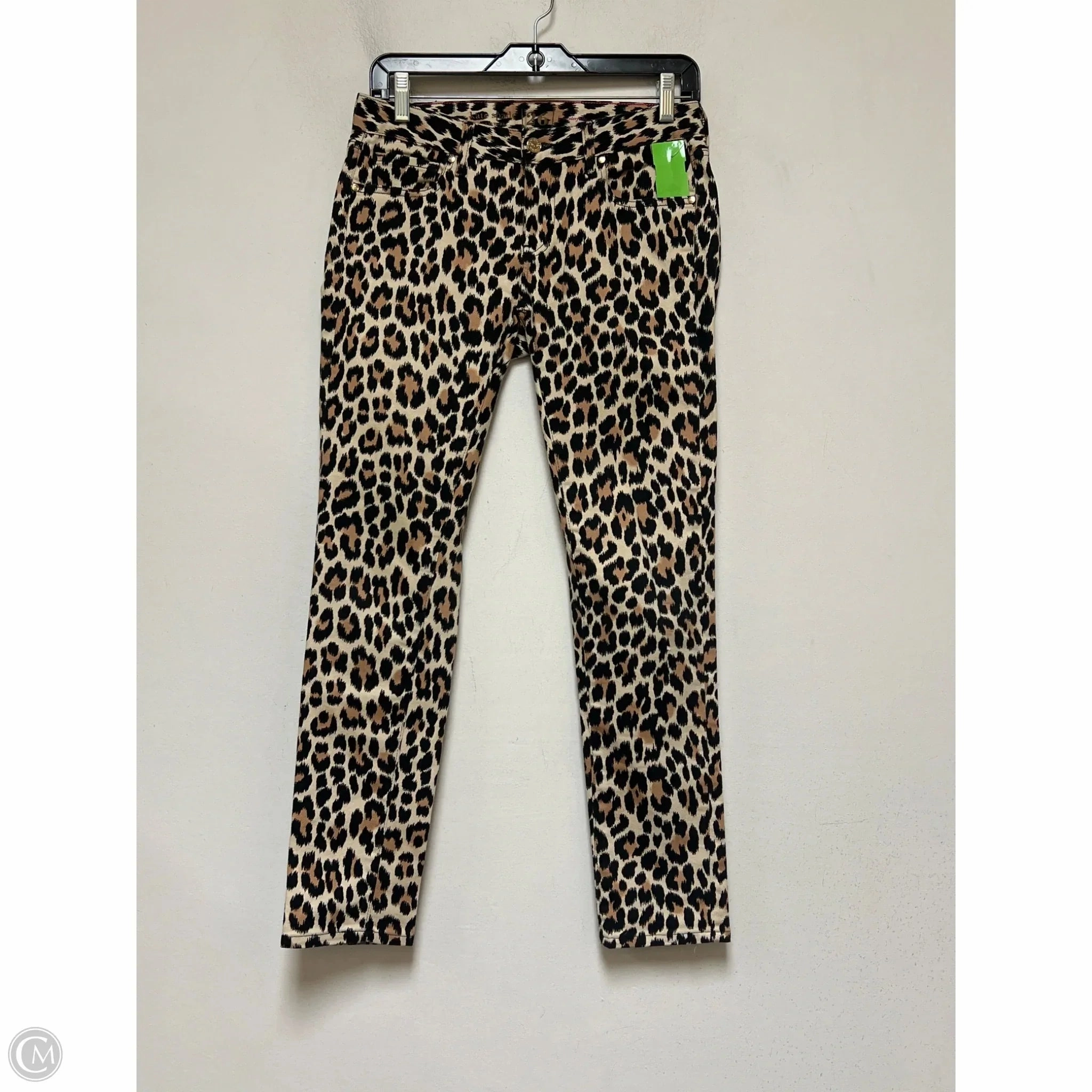 Parent Style Family Style Slim Vintage Lover Jeans Designer By Kate Spade In Animal Print, Size: 4