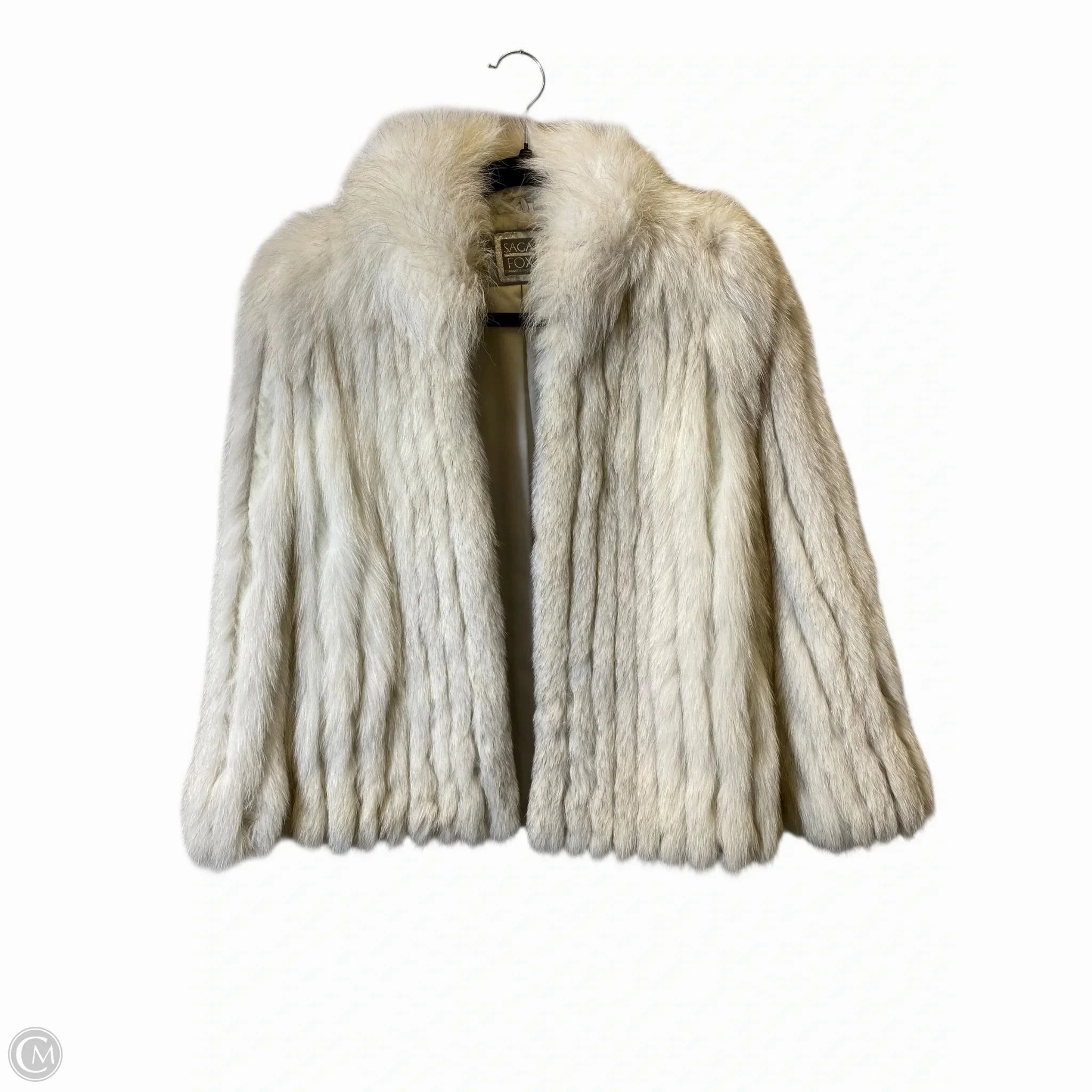 Comfort Flex Fit Lightweight Design Coat Faux Fur & Sherpa By Saga Fox In Grey, Size: S