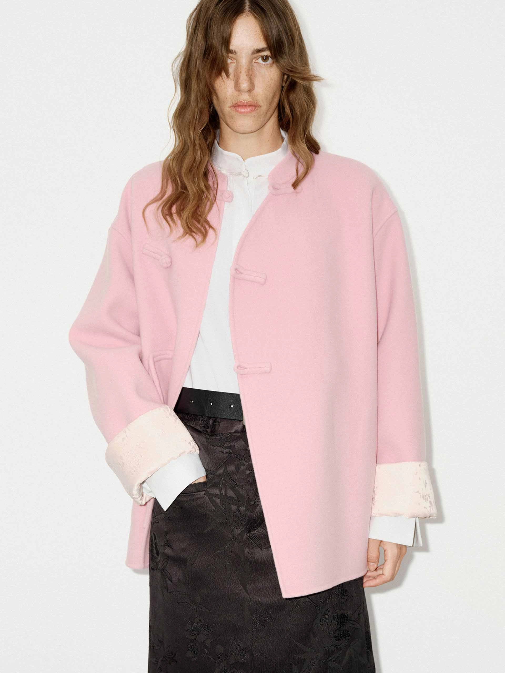 Stylish Chill Piece Double Face Loose Coat