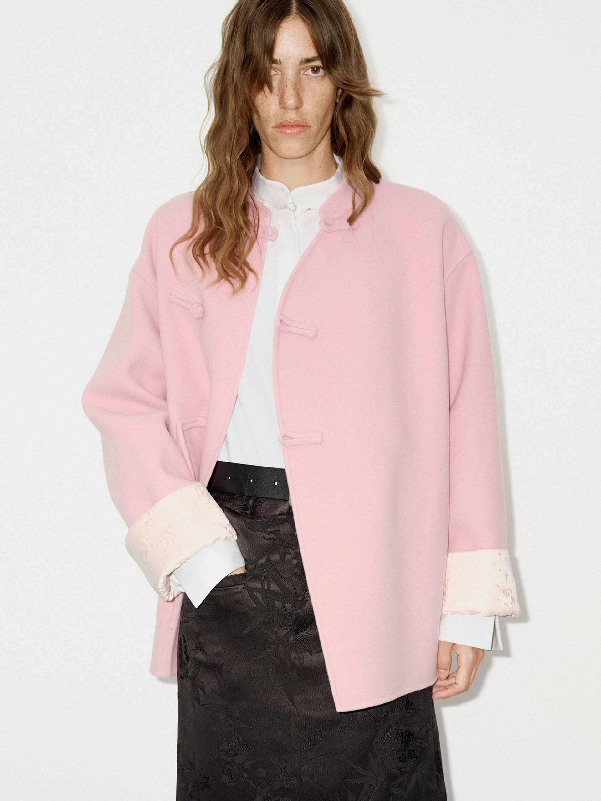 Double Face Loose Coat Noise Free Movement