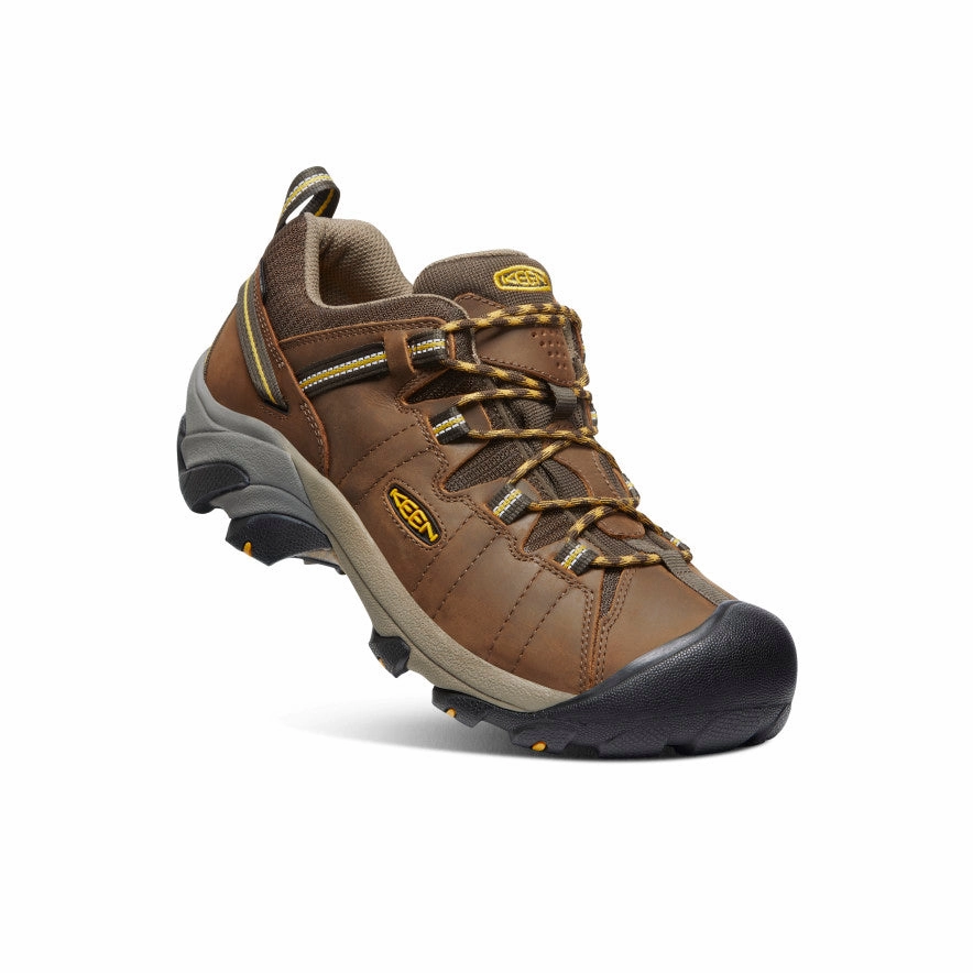 Men's Targhee II Waterproof Wide  |  Cascade Brown/Golden Yellow Adjustable   fit