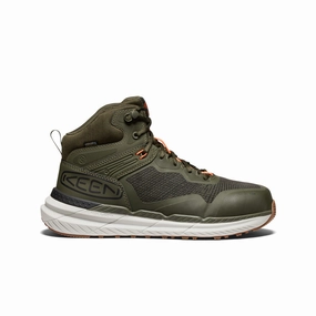 Men's Synchro Waterproof Work Boot (Carbon Toe)  |  Forest Night/Gum Feather Light Remote Hiking Quick Drying Weather Resistant User