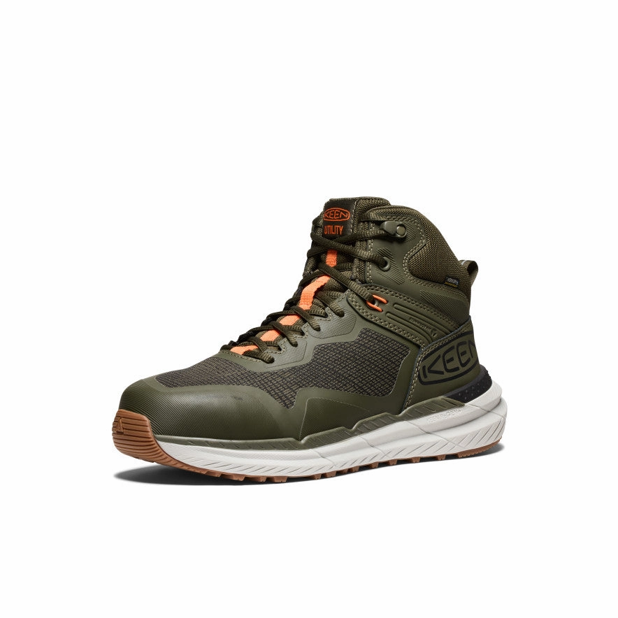 Men's Synchro Waterproof Work Boot (Carbon Toe)  |  Forest Night/Gum AntiOdor