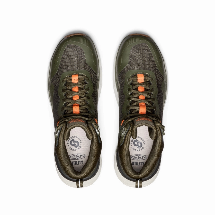 Men's Synchro Waterproof Work Boot (Carbon Toe)  |  Forest Night/Gum Rock Star Flexible Movement