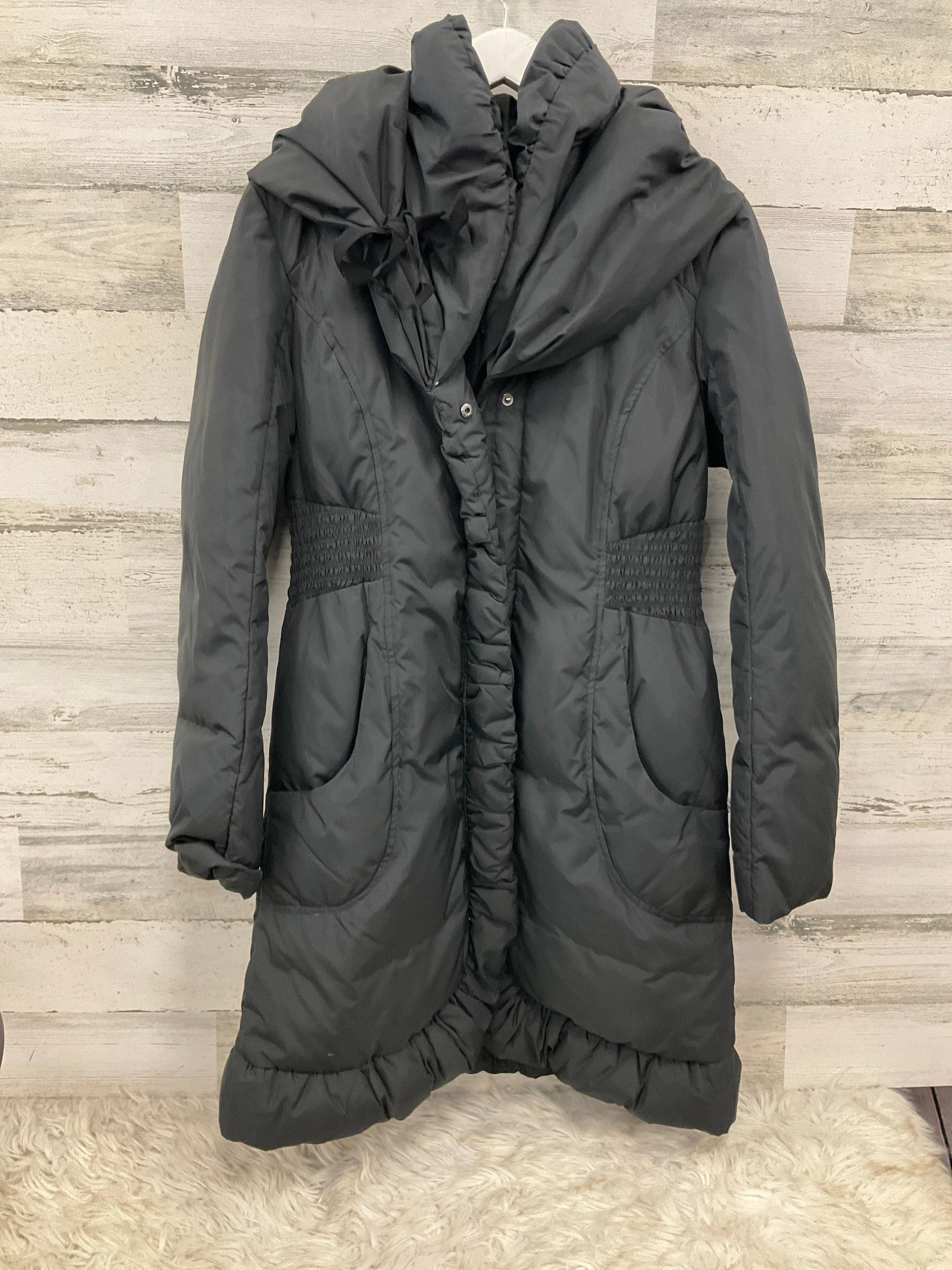 Coat Puffer & Quilted By Tahari By Arthur Levine In Black, Size: M Neutral Street Style