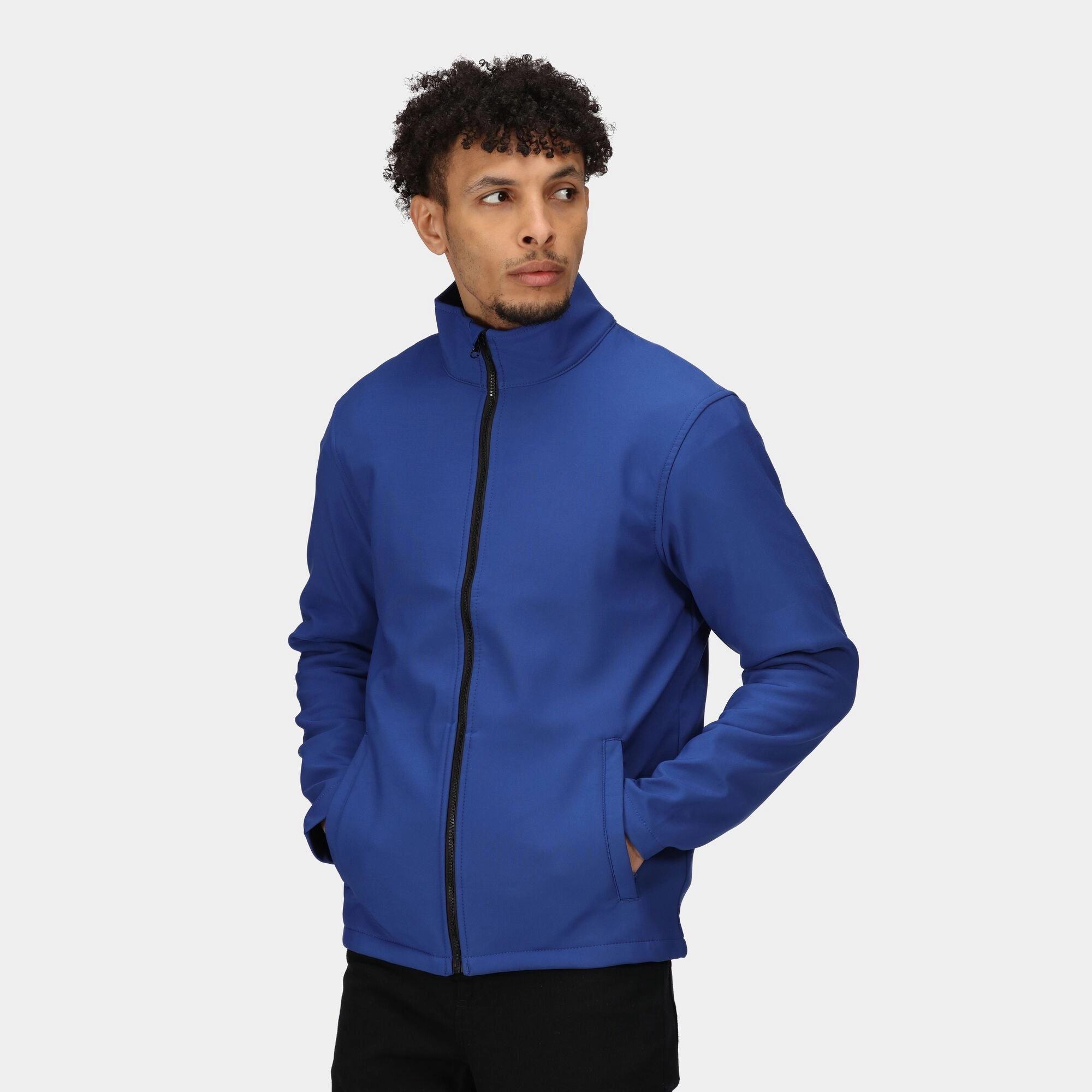 Regatta Professional Mens Ablaze Printable Softshell Jacket Autumn Vibe QuickAccessPockets
