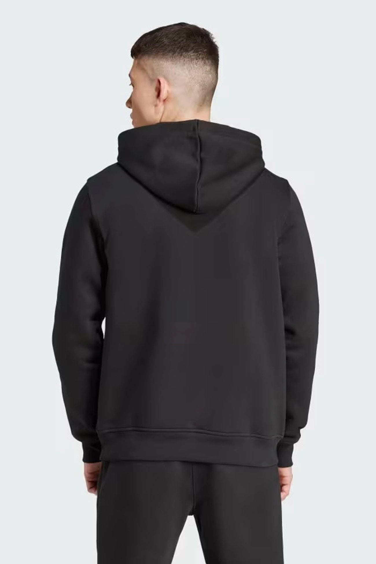 Essential Hoodie Black Reflective details