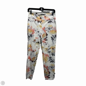Yoga Class Breathable Fabric Pants Leggings By UP! In Orange & Yellow, Size: 6