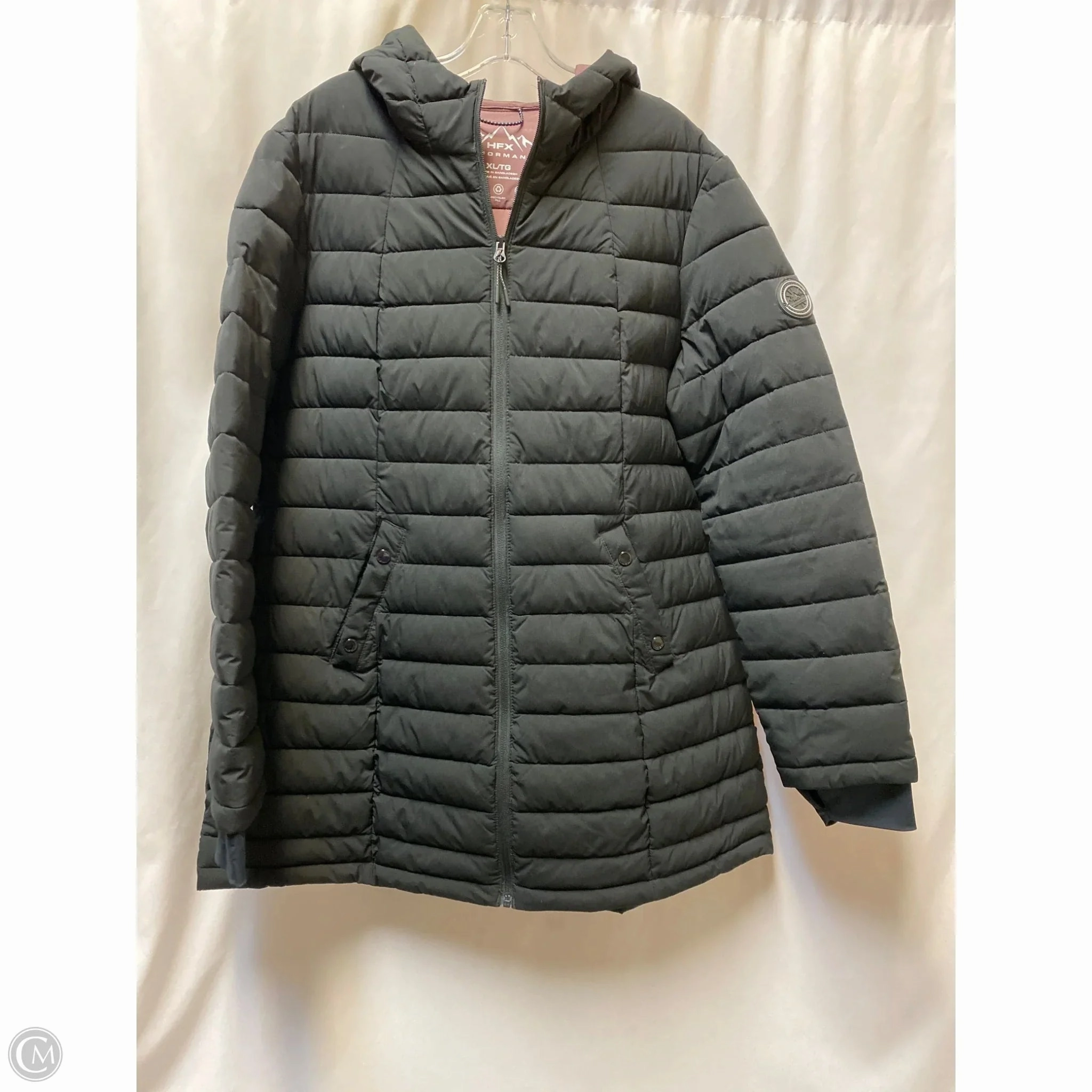 Coat Puffer & Quilted By Clothes Mentor In Black, Size: Xl Heat Reflective Tech