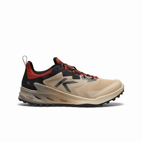 Men's Zionic NXT Waterproof Hiking Shoe  |  Safari/Red Ochre Daily Step Stand All Day