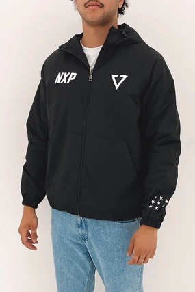 Circuit Breaker Spray Jacket Jet Black Reinforced Elbows